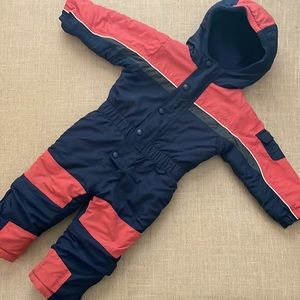 EUC L.L. Bean Cold Buster snowsuit with growth feature